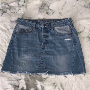 American eagle denim skirt